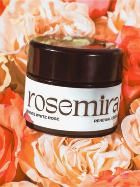 Rosemira Organics Exquisite White Rose Renewal Cream 1oz BNWT Sealed